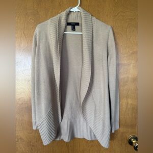 Forever 21 Beige Knit Cardigan